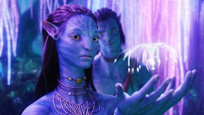 I sequel di Avatar saranno un'esperienza unica interamente ambientata su Pandora Zoe Saldana e Sam Worthington in una scena di Avatar (2009)