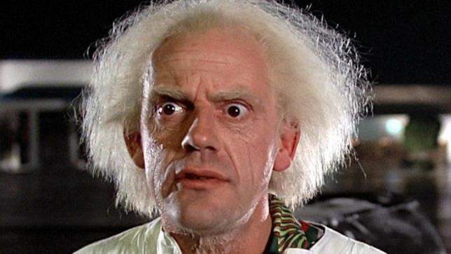 Christopher Lloyd in Ritorno al Futuro Christopher Lloyd in una scena di Ritorno al Futuro