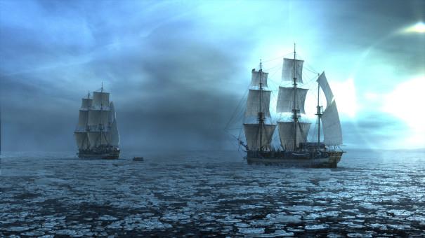 Una scena della serie TV The Terror The Terror scena