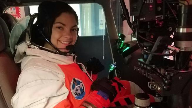 Alyssa Carson la ragazza che si sta allenando a essere il primo umano su Marte Alyssa Carson durante una sessione di allenamento