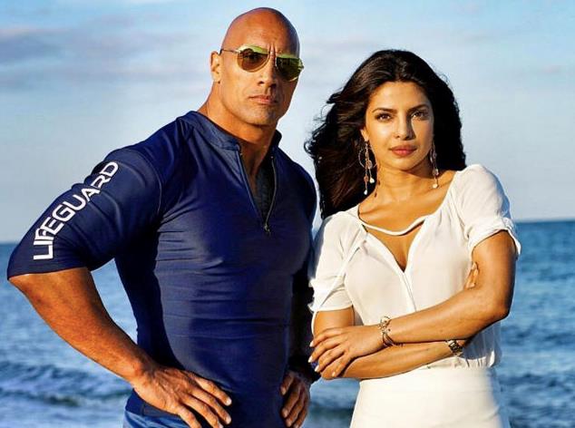 Baywatch Dwayne Johnson e Priyanka Chopra in Baywatch