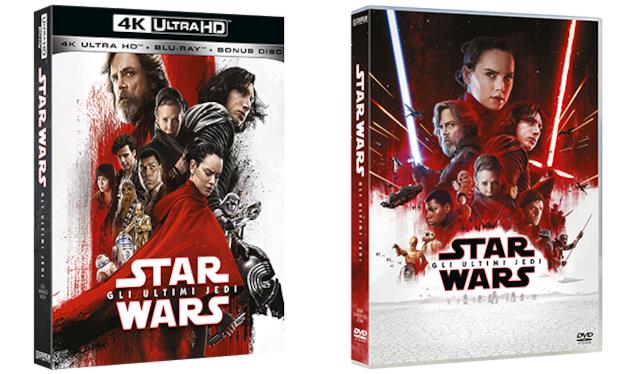 Star Wars 8 in Home Video: 4K Ultra HD e Blu-ray Gli Ultimi Jedi in versione 4K Ultra HD e DVD