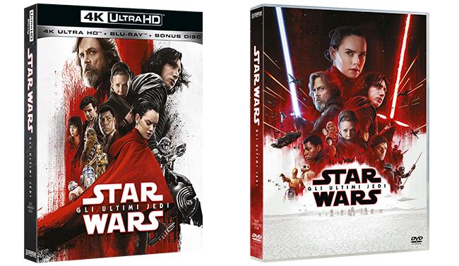 Star Wars 8 in Home Video: 4K Ultra HD e Blu-ray Gli Ultimi Jedi in versione 4K Ultra HD e DVD