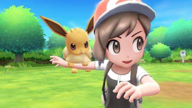 Pokémon Let's Go Pikachu e Eevee terranno con voi la vostra collezione di Pokémon per i giochi futuri? Eevee in Pokémon Let's Go Eevee