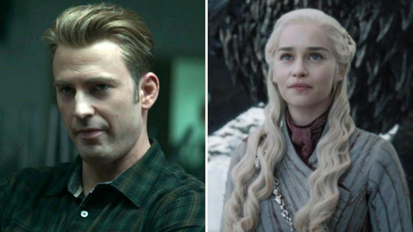 È stato pubblicato l'elenco relativo alle nomination dei MTV Movie & TV Award 2019 A sinistra Capitan America e a destra la madre dei draghi Daenerys Targaryen