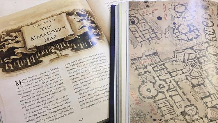 La nuova Mappa del Malandrino di Harry Potter Nuova edizione illustrata di Harry Potter