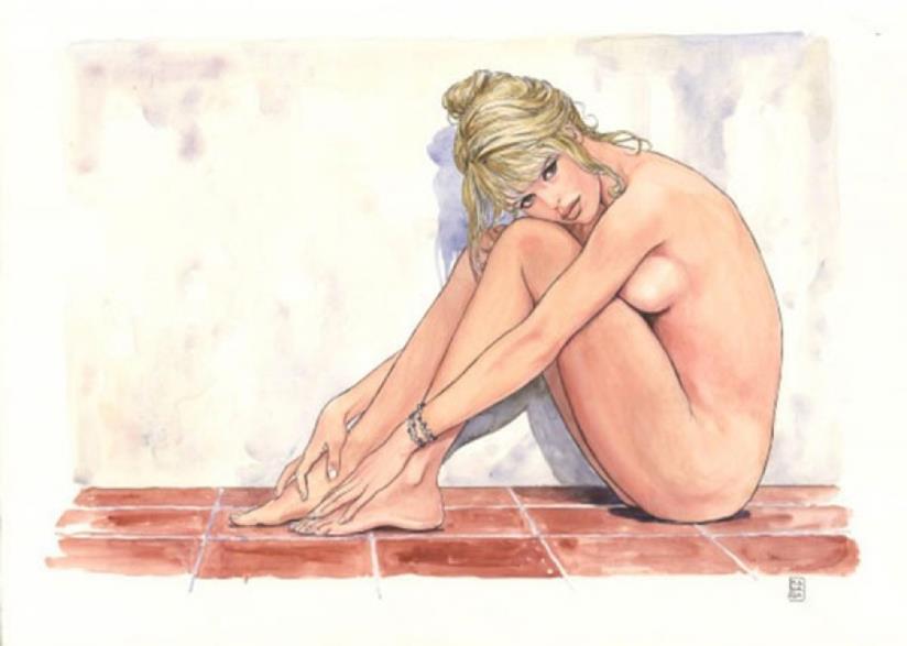 La statua dedicata a Brigitte Bardot porta la firma di Milo Manara Brigitte Bardot immortalata nell'acquarello di Milo Manara