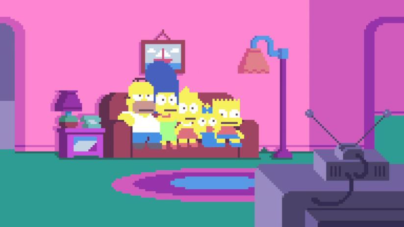 La storia dei videogiochi Simpson, dai primi pixel agli anni 2000 La famiglia Simpson in versione pixelata in uno degli episodi della serie