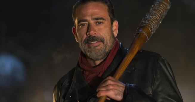 L'attore Jeffrey Dean Morgan protagonista di The Walking Dead L'attore Jeffrey Dean Morgan, Negan in The Walking Dead