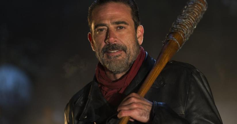 L'attore Jeffrey Dean Morgan protagonista di The Walking Dead L'attore Jeffrey Dean Morgan, Negan in The Walking Dead