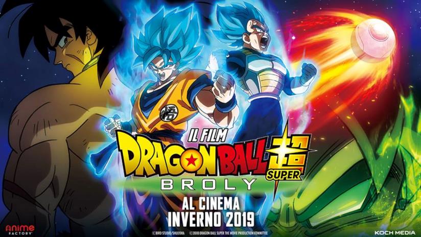 Dragon Ball Super Broly arriva in Italia Dragon Ball Super: Broly, il poster italiano d'annuncio