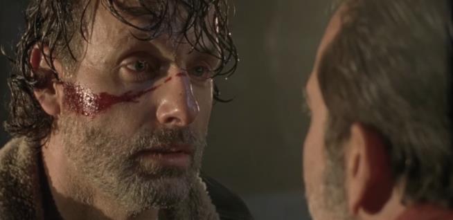 The Walking Dead: Rick Grimes Rick Grimes in una scena di The Walking Dead