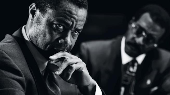 Il premio Oscar Cuba Gooding Jr. sul set di Il Caso O.J. Simpson: American Crime Story Cuba Gooding Jr. è O.J. Simpson