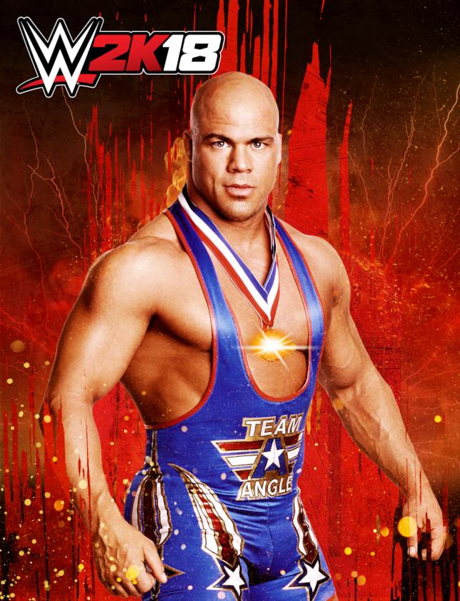 Kurt Angle annunciato in WWE 2K18 Kurt Angle nella card di presentazione di WWE 2K18