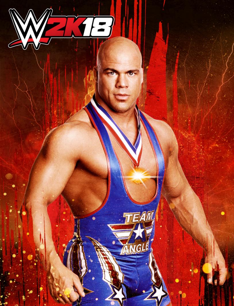 Kurt Angle annunciato in WWE 2K18 Kurt Angle nella card di presentazione di WWE 2K18