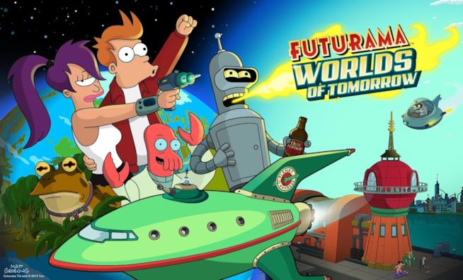 Futurama: Worlds of Tomorrow debutta gratis su iOS e Android La cover ufficiale di Futurama: Worlds of Tomorrow