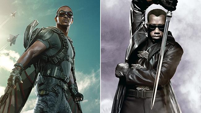 Anthony Mackie vorrebbe essere il nuovo Blade Anthony Mackie nei panni di Falcon e Wesley Snipes in quelli di Blade