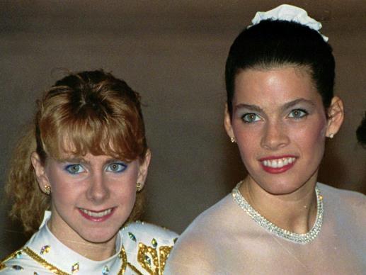 Tonya Harding e Nancy Kerrigan Tonya Harding insieme a Nancy Kerrigan