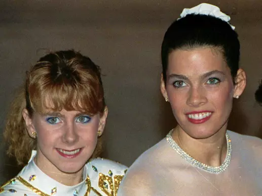 Tonya Harding e Nancy Kerrigan Tonya Harding insieme a Nancy Kerrigan