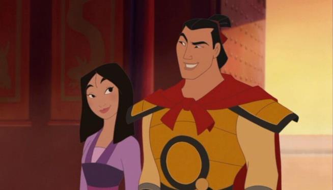 Li Shang non sarà nel live-action di Mulan Mulan e Li Shang in una scena del film