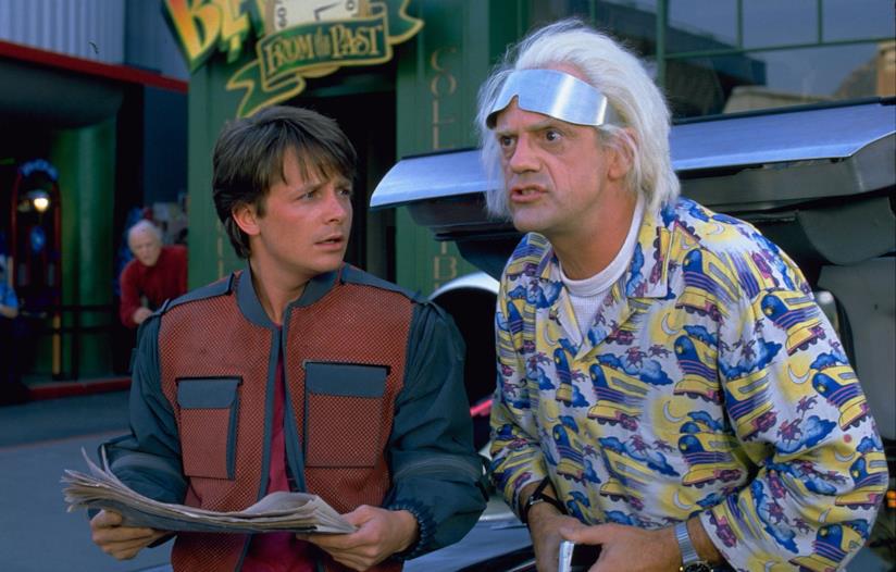 Su Instagram la reunion tra i protagonisti di Ritorno al futuro Michael J. Fox e Christopher Lloyd in Ritorno al futuro