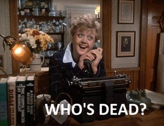 Un'immagine divertente de La Signora in Giallo Un'immagine divertente di Jessica Fletcher