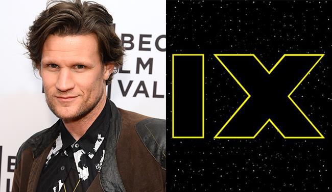 Star Wars Episodio IX: Matt Smith entra nel cast Immagine del logo di Star Wars Episodio IX con l'attore Matt Smith