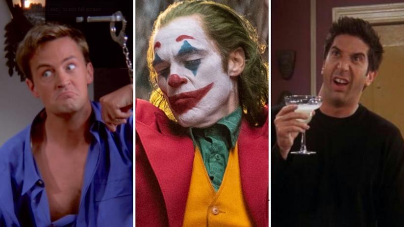 Due dei protagonisti di Friends diventano il Joker nei trailer dei fan Chandler, Joker e Ross