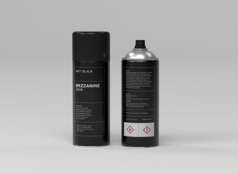 Il DNA dell'album Mezzanine dei Massive Attack è stato archiviato in una bomboletta spray La bomboletta spray contente il DNA dell'album Mezzanine dei Massive Attack