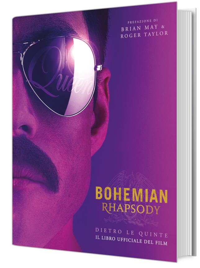 Bohemian Rhapsody, il libro ufficiale del film Copertina del libro Bohemian Rhapsody
