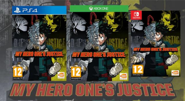 My Hero One's Justice videogioco My Hero One's Justice Cover