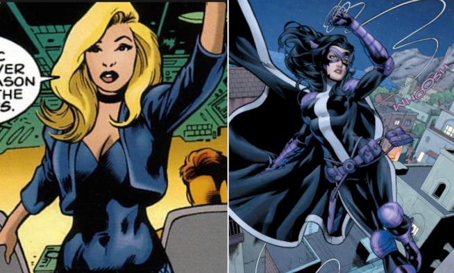 Le attrici che interpreteranno Black Canary e Cacciatrice Collage tra Black Canary e Cacciatrice