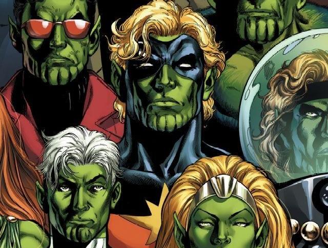 Gli alieni mutaforma Skrull, tutto sui villain di Captain Marvel Dettaglio della cover di Secret Invasion: Who Do You Trust? #1