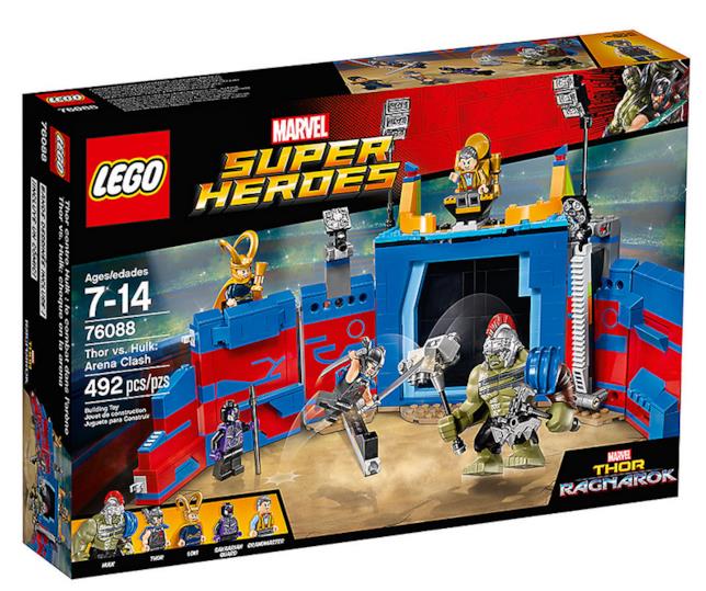 Box Thor contro Hulk: duello nell'arena di LEGO Dettagli del box del set LEGO LEGO Thor contro Hulk: duello nell'arena