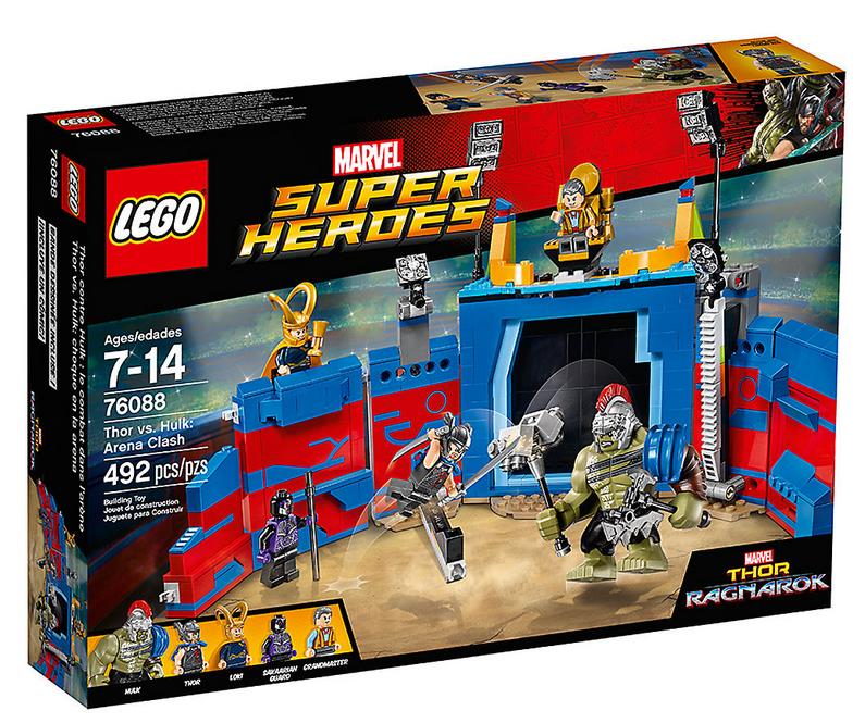 Box Thor contro Hulk: duello nell'arena di LEGO Dettagli del box del set LEGO LEGO Thor contro Hulk: duello nell'arena