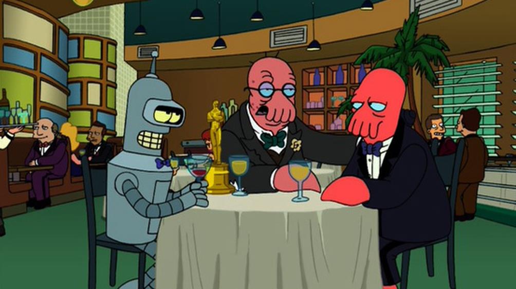 futurama season 3 8 thats lobstertainment zoidberg harold zoid bender oscar