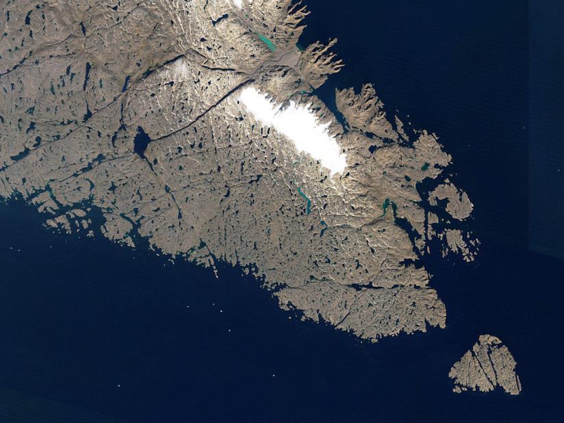 Scovate tracce di un continente scomparso 150 milioni di anni fa Uno scorcio dell'Isola di Baffin