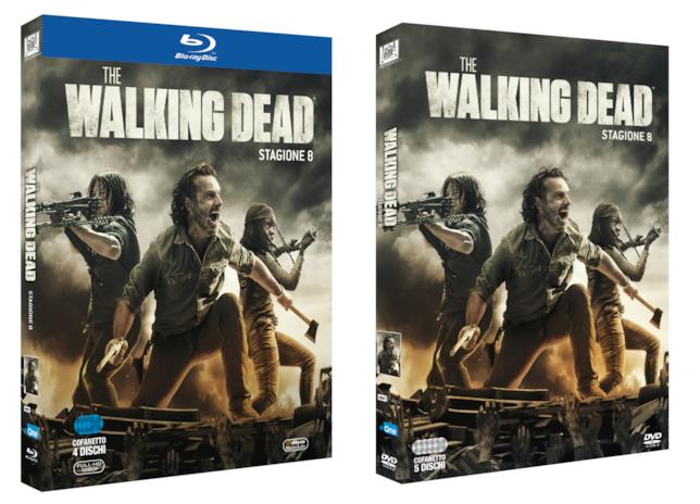Le versioni Home Video di The Walking Dead 8 Le cover delle due versioni Home Video di The Walking Dead 8