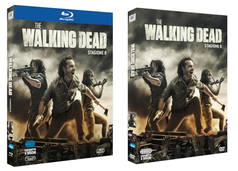 Le versioni Home Video di The Walking Dead 8 Le cover delle due versioni Home Video di The Walking Dead 8
