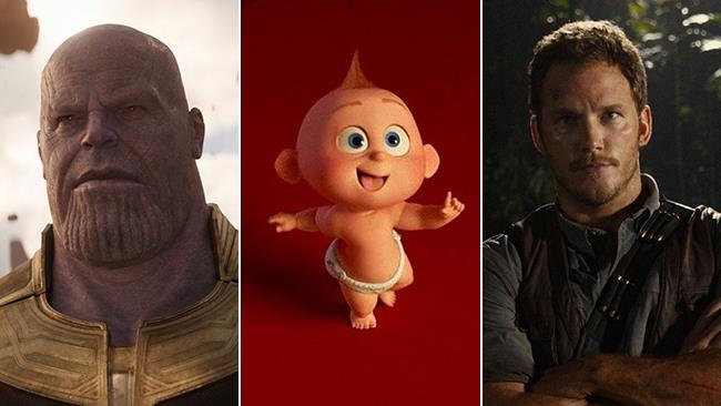 Tutti i possibili trailer del Super Bowl 52, a partire da Avengers: Infinity War Josh Brolin aka Thanos, Jack-Jack e Chris Pratt aka Owen Grady