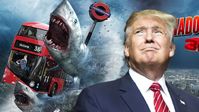 Donald Trump e la (quasi) causa per un cameo in Sharknado Il Presidente Donald Trump e Sharknado 3