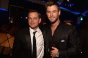 Matt Damon racconta la sua esperienza in Australia e l'amicizia con Hemsworth Una foto di Matt Damon insieme all'amico Chris Hemsworth