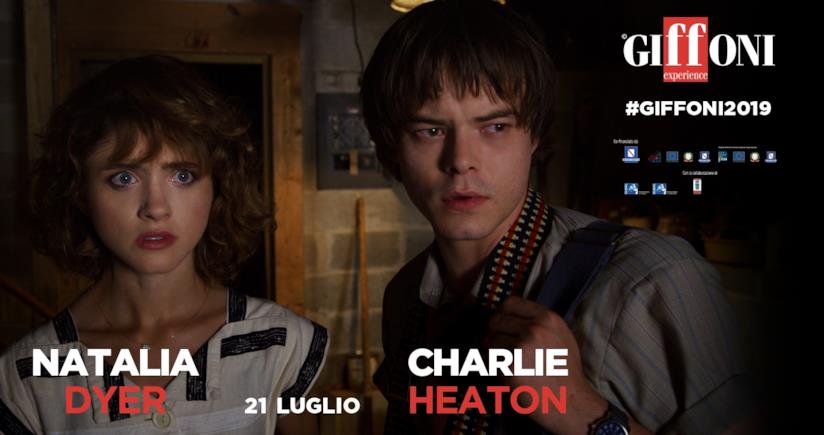Il 21 luglio al Giffoni Film Festival Natalia Dyer e Charlie Heaton Natalia Dyer e Charlie Heaton di Stranger Things al Giffoni Film Festival