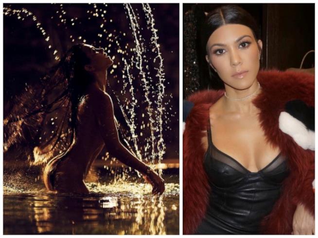 Kourtney Kardashian infiamma Instagram con uno scatto senza veli Lo scatto hot condiviso su Instagram da Kourtney Kardashian