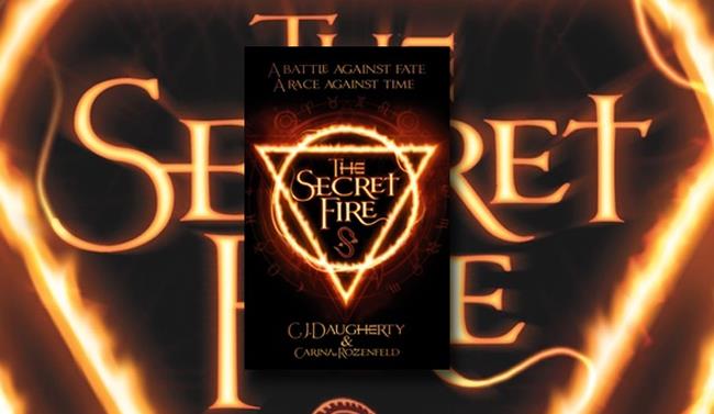Copertina del libro urban-fantasy The Secret Fire Copertina uscita The Secret Fire