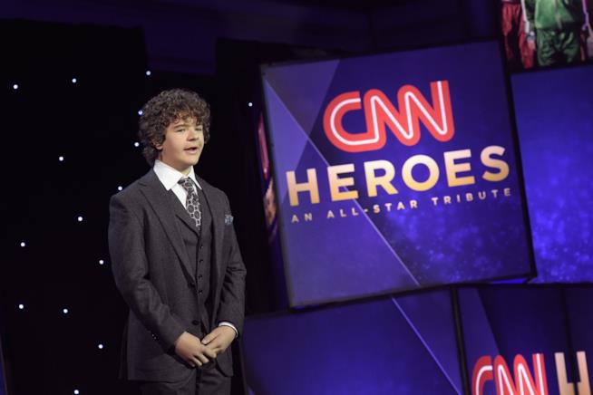 I Work In Progress hanno debuttato lo scorso 29 dicembre live e il loro cantante è Gaten Matarazzo Gaten Matarazzo in una foto promozionale da Stranger Things