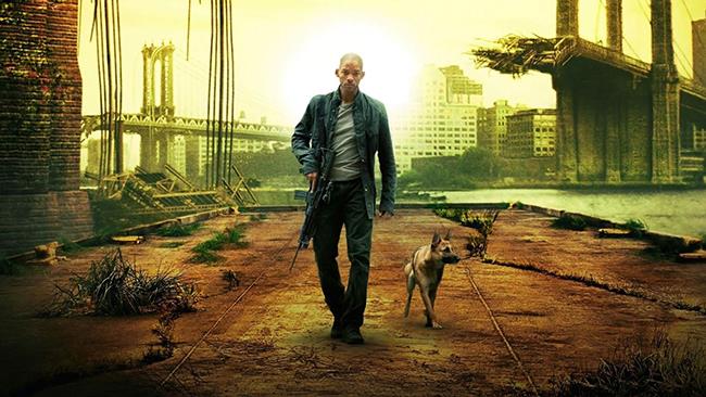 La trama e il finale alternativo di Io sono leggenda Will Smith nel poster del film