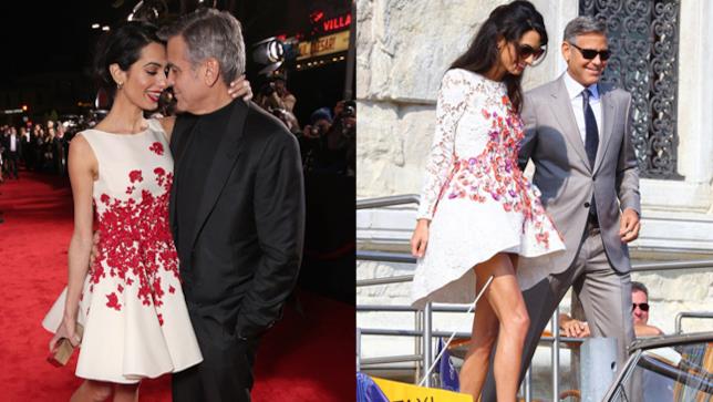 George Clooney e la moglie Amal George Clooney e la moglie Amal alla prima di Hail, Caesar!
