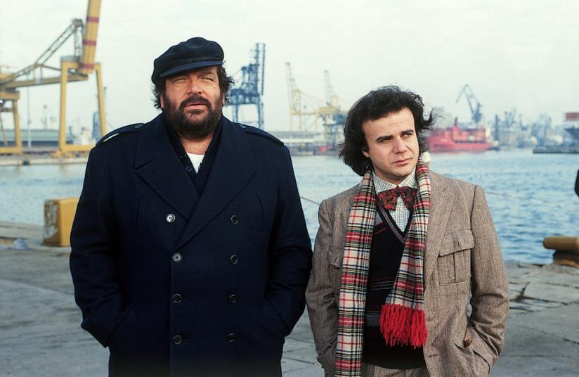 Bomber, il cult del 1982 con Bud Spencer Bud Spencer e Jerry Calà in una scena del film