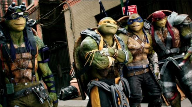 Il film Tartarughe Ninja è a rischio cancellazione In foto Leonardo, Raffaello, Michelangelo e Donatello
